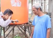 Peduli Lingkungan, Polres Toraja Utara Salurkan Bantuan Toren dan Mesin Pompa Air untuk Warga