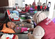 Hari Lalu Lintas Bhayangkara Ke-68, Satlantas Polres Luwu Sumbang 31 Kantong Darah