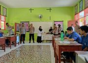 Edukasi Dini Taat Hukum, Sat Binmas Polres Parepare Kunjungi SMPN 1 Parepare.