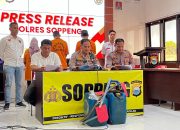 Kapolres Soppeng Pimpin Press Release Pengungkapan Kasus Tindak Pidana Asusila dan Penyalahgunaan BBM Subsidi