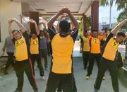 Hari Terakhir Tes Kesamaptaan Jasmani, Personil Polres Sinjai Antusias Ikuti Seluruh Tahapan