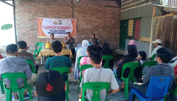 Ini Curhatan Warga Kepada Polsek Ujung Polres Pare-Pare Saat Jumat Curhat