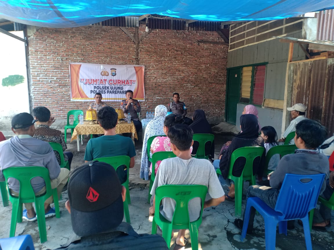 Ini Curhatan Warga Kepada Polsek Ujung Polres Pare-Pare Saat Jumat Curhat