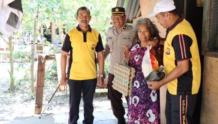 Polres Palopo Salurkan Bantuan Ke Warga Melalui Program Jum’at Berkah