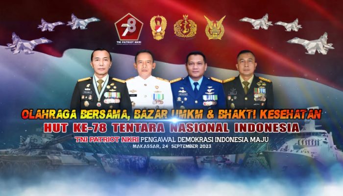 Sidrap Sambut HUT TNI ke-78 dengan Serangkaian Kegiatan Kesehatan dan Ekonomi
