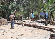 Satgas TMMD Ke-118 Mulai Rehab Rumah Tidak Layak Huni di Desa Kalempang