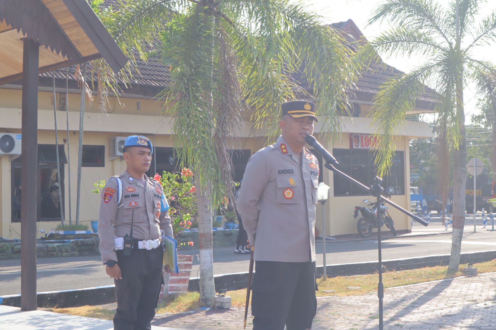 Kapolres Pinrang Pimpin Apel Jam Pimpinan dan Sampaikan Beberapa Penekanan