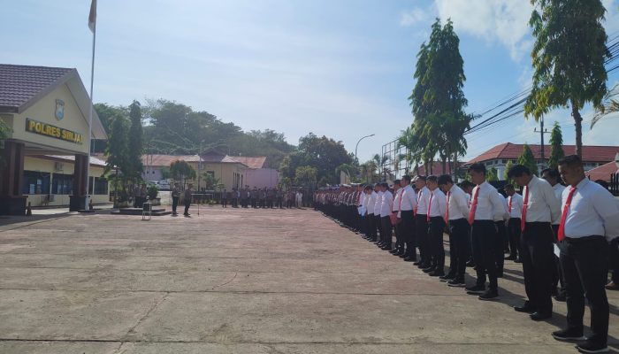 Kabag Ops Mewakili Kapolres Sinjai Pimpin Apel Jam Pimpinan Sampaikan Beberapa Arahan