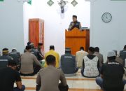 Kapolres Soppeng Pimpin Safari Subuh di Masjid Al – Ikhlas Bila Tungke’e