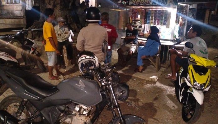 Polsek Majauleng Polres Wajo Menggelar Patroli Blue Light GunaAntisipasi Gangguan Kamtibmas di Wilkumnya