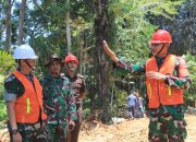 Rombongan Tim Wasev TMMD Ke-118 Kodim 1420/Sidrap Tinjau Pekerjaan Sasaran Fisik di Dusun 3 Paraja, Desa Kalempang