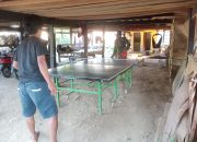 Anggota Kodim Sidrap Berolahraga Bersama Warga Masyarakat Desa Kalempang