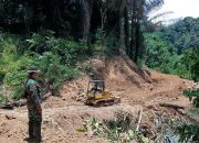 Pekerjaan Perintisan Jalan Poros Karebosi-Paraja di TMMD Desa Karebosi Capai 30% Setelah 8 Hari