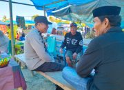 Bhabinkamtibmas Polsek Majauleng Polres Wajo Temui Tokoh Masyarakat, Ini Yang Disampaikan