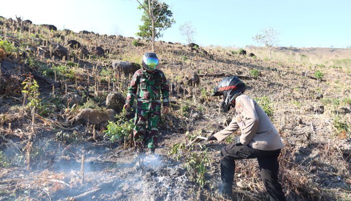 Kapolres Bersama Dandim 1405/Parepare Komitmen Menjaga Situasi Karhutlah Diwilayah kota Parepare