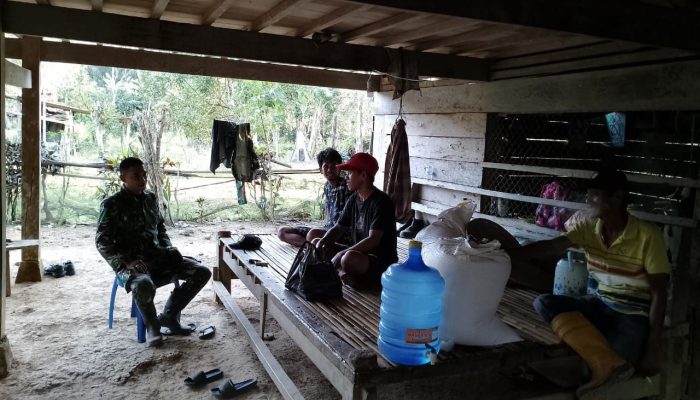 Letda Inf Murjalil, Pasiter Kodim 1420/Sidrap, Dekatkan Diri dengan Warga Desa Kalempang: Wujud Nyata Kemanunggalan TNI Rakyat