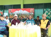 Dalam Rangka HUT TNI Ke-78, Kapolres Wajo Mengikuti Jalan Santai dan Senam Bersama Yang Digelar Kodim 1406