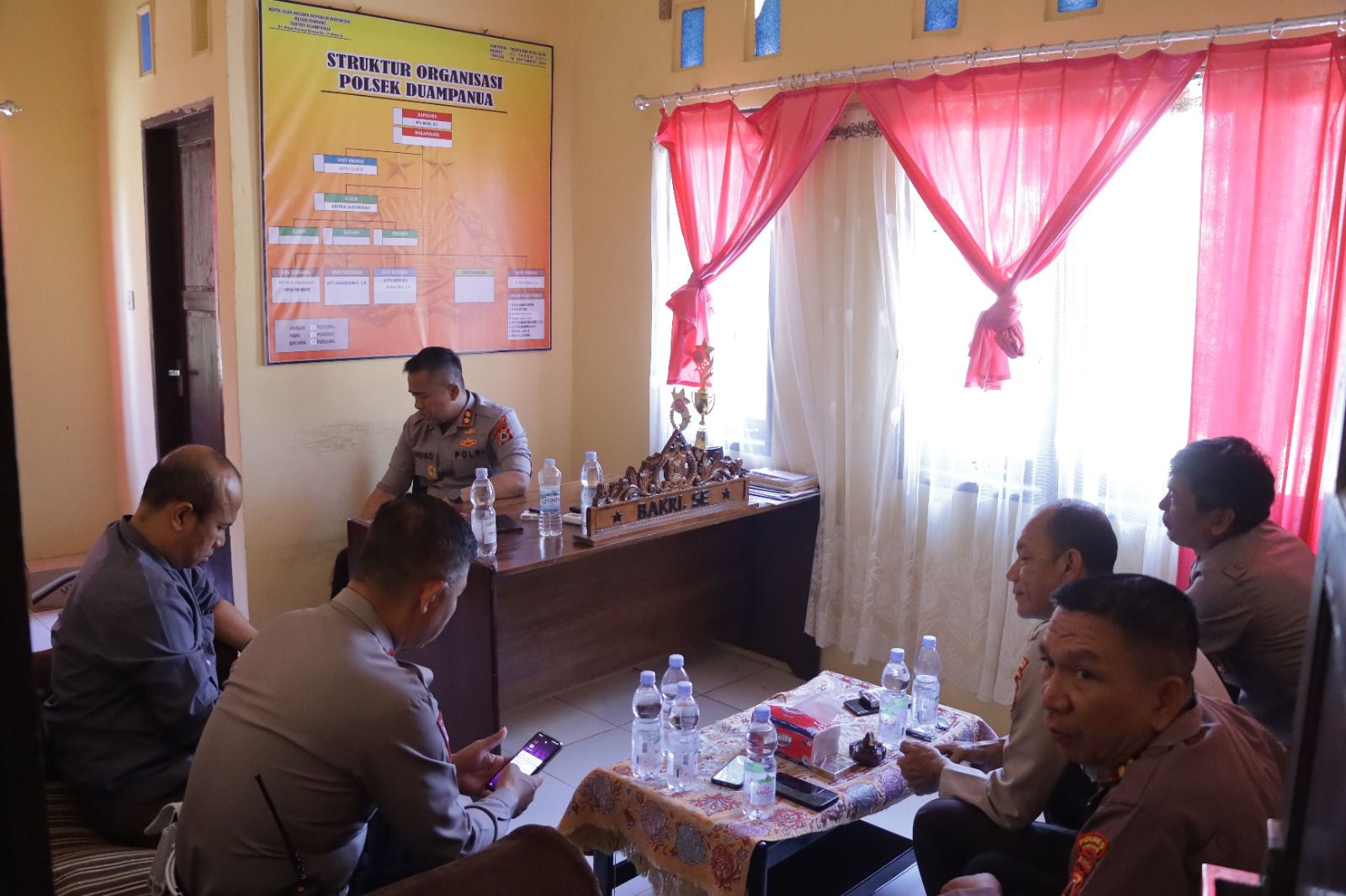 Kapolres Pinrang Lakukan Sidak Ke Polsek Jajaran Dalam Rangka Kesiapsiagaan Anggota