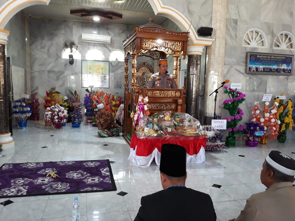 Kapolsek Pitu Riase Hadiri Maulid Di Masjid Mujahidin, Ajak Masyarakat Terus Jaga Kamtibmas Jelang Pesta Demokrasi