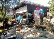 Satgas TMMD Ke-118 Kodim 1420/Sidrap Teruskan Program Rehab Rumah Tidak Layak Huni untuk Tingkatkan Kesejahteraan Masyarakat