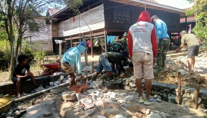 Satgas TMMD Ke-118 Kodim 1420/Sidrap Teruskan Program Rehab Rumah Tidak Layak Huni untuk Tingkatkan Kesejahteraan Masyarakat