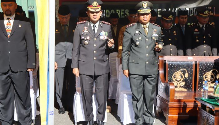 Kapolres Soppeng Bersama PJU Hadiri Upacara Hari Kesaktian Pancasila Tingkat Kab. Soppeng