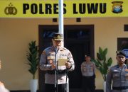 Pimpin Upacara Kenaikan Pangkat Pengabdian, Kapolres Luwu Ingatkan Netralitas Personil Pada Pemilu 2024