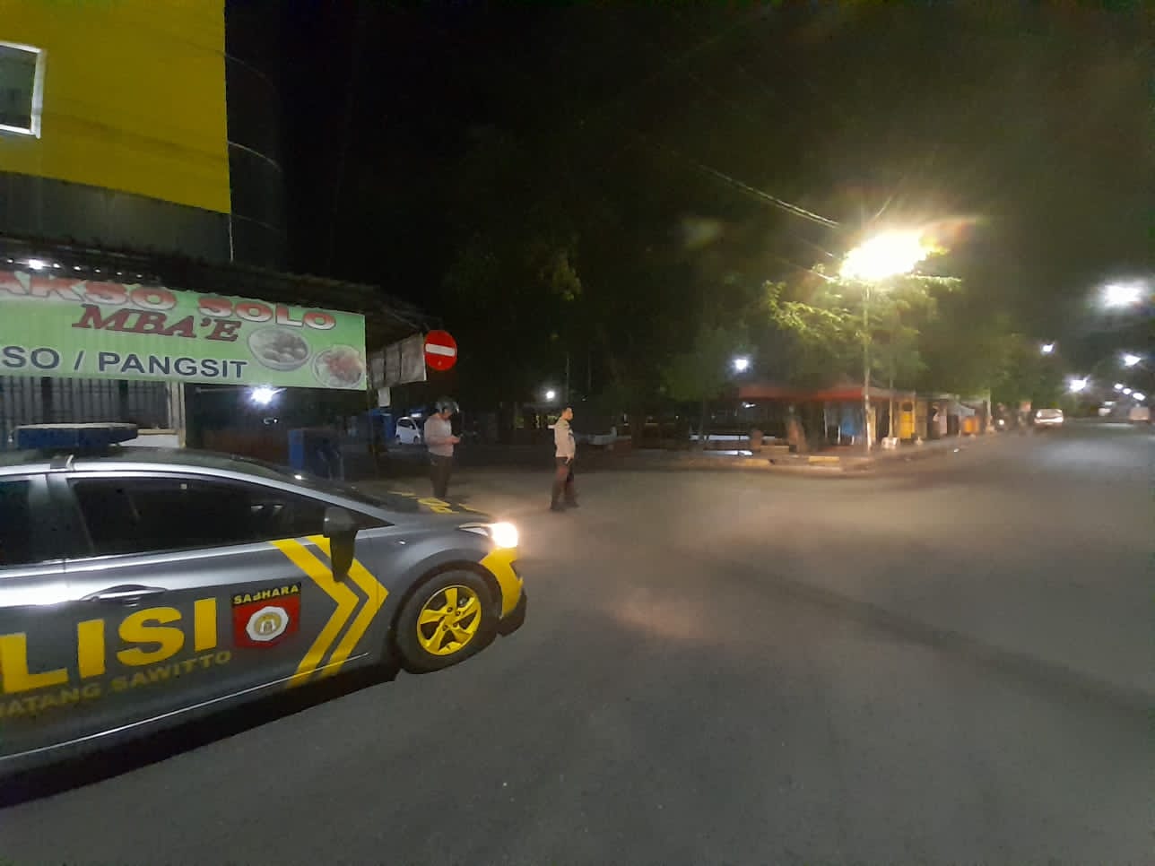 Cegah Aksi Balap Liar, Polsek Watang Sawitto Polres Pinrang Lakukan Patroli Di beberapa Titik Hingga Dini Hari