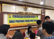 Polres Bone Gelar Pemeriksaan Kesehatan Berkala Bagi Personel dan ASN Polri