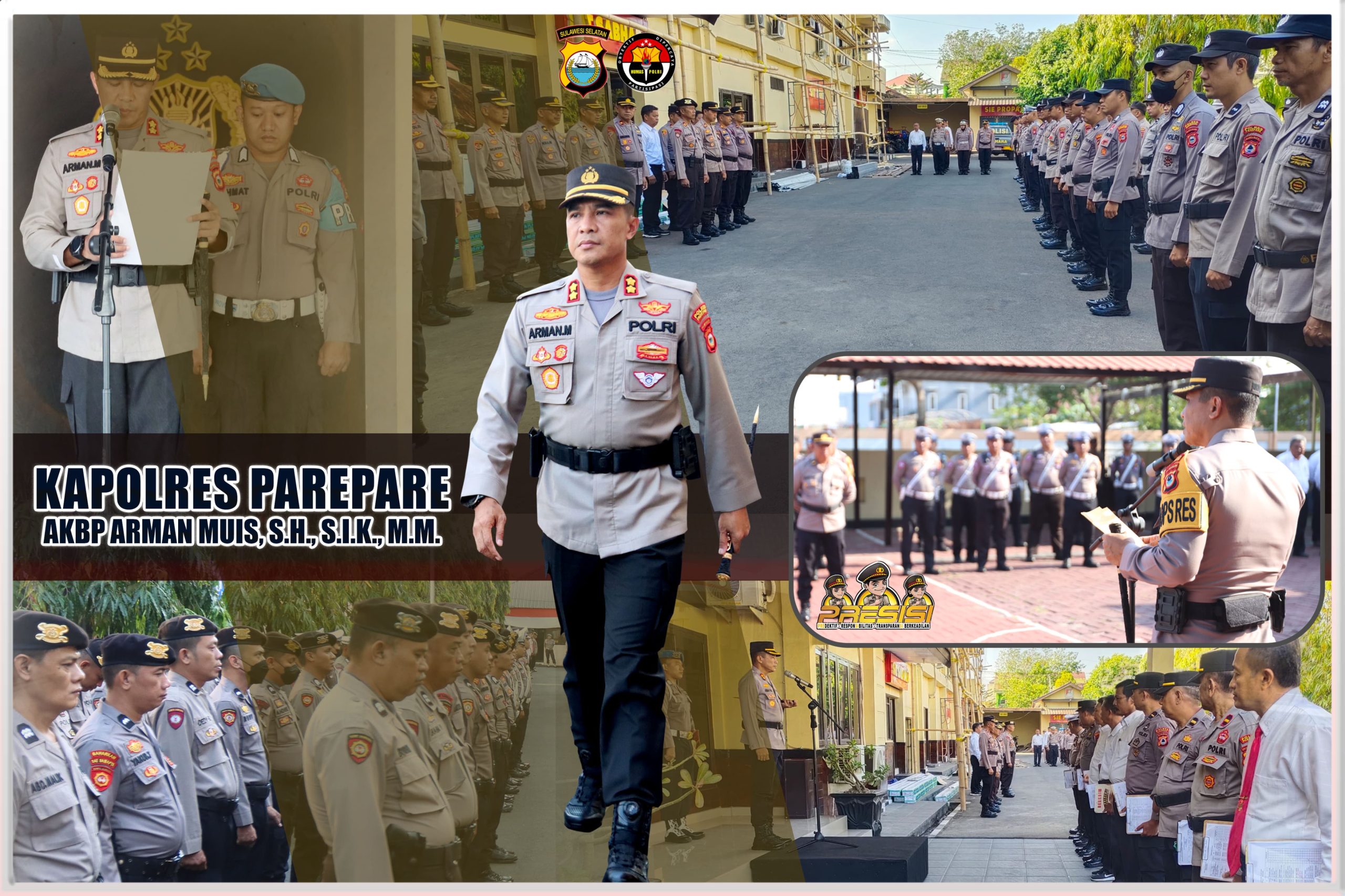 Ciptakan Keamanan dan Ketertiban Lalulintas Kapolres Parepare Sebar Personil di Sejumlah Perapatan Kota Parepare