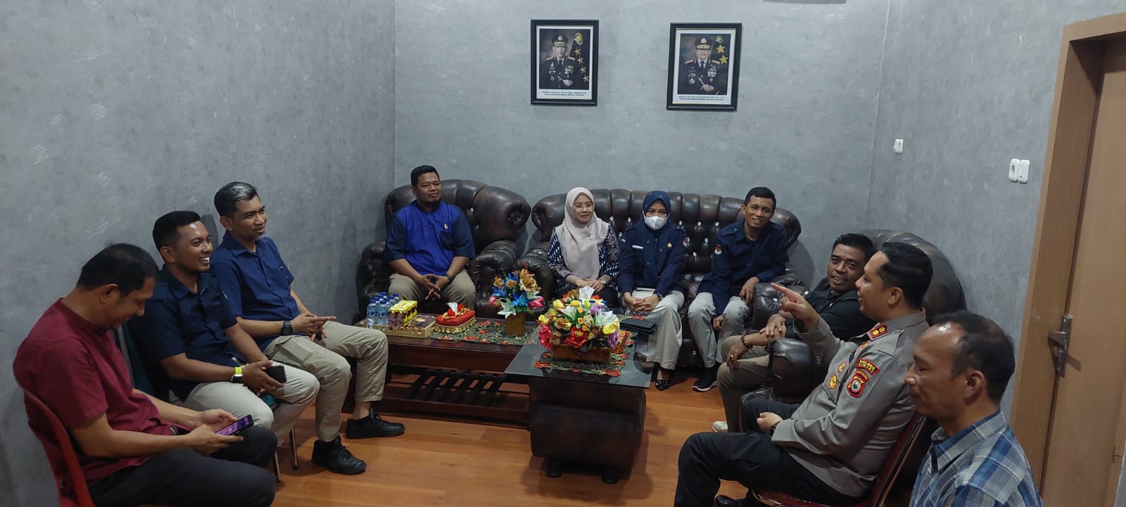 Kapolres Sinjai Terima Kunjungan Ketua dan Komisioner KPUD Sinjai