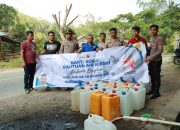 Jelang HUT Humas Polri Ke 72, Polres Toraja Utara Bantu Ketersediaan Air Bersih Untuk Masyarakat