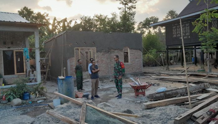 Satgas TMMD Ke-118 Sidrap Berikan Harapan Baru Melalui Program Rehabilitasi Rumah Warga