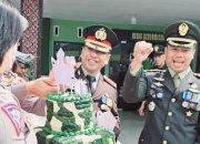Meriahkan Dirgahayu TNI Ke – 78 Polres Tana Toraja Kunjungi Makodim 1414/Tator