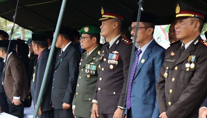 Kapolres Palopo Hadiri Upacara HUT TNI Ke 78