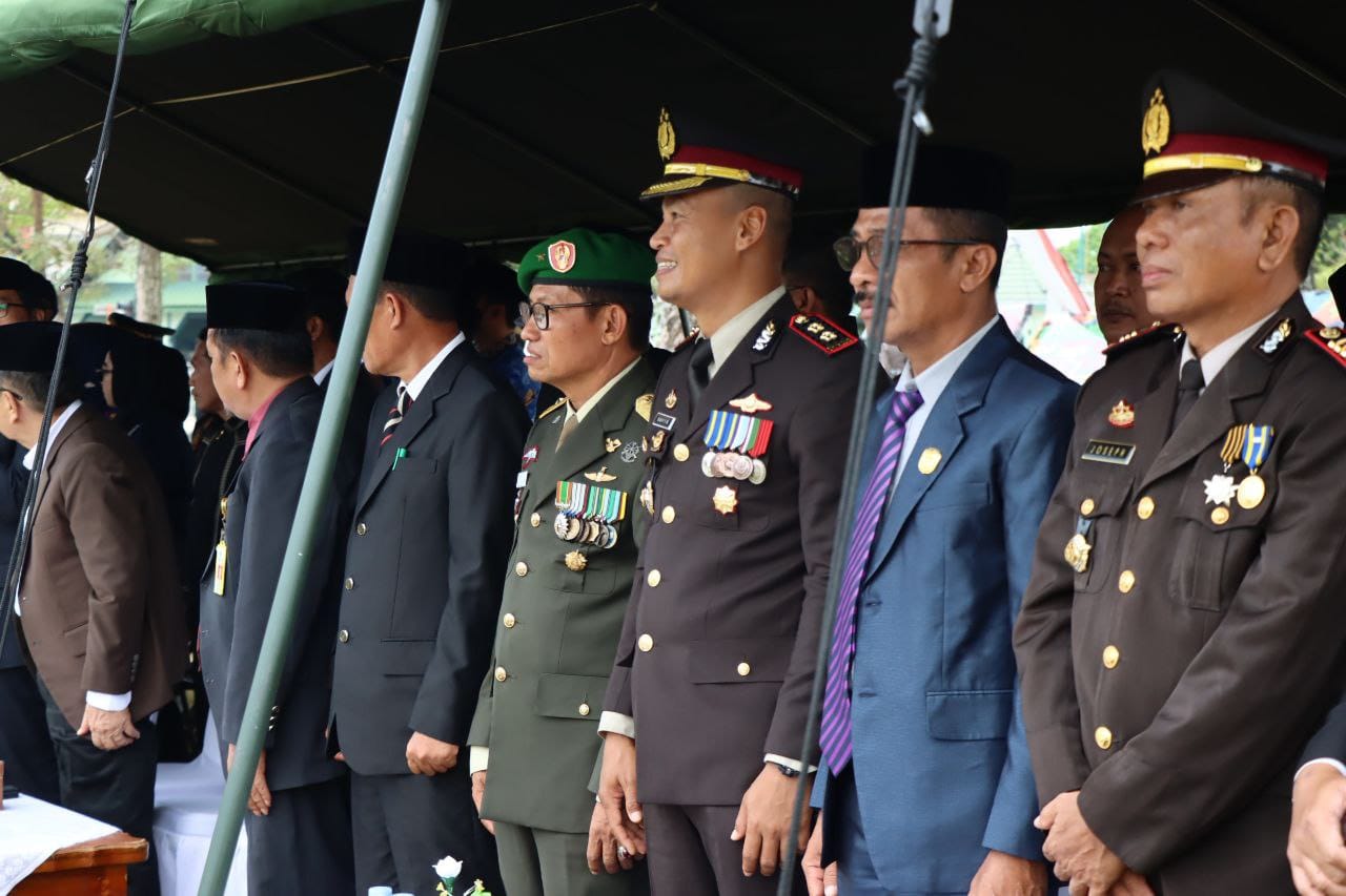 Kapolres Palopo Hadiri Upacara HUT TNI Ke 78