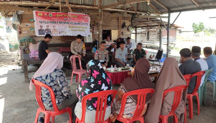 Polsek Watang Sawitto Laksanakan Jum’at Curhat di Lingkungan Kajao