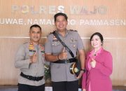 AKBP Facthur Rochman Pimpin Upacara Penyerahan Jabatan Kasat Reskrim Polres Wajo