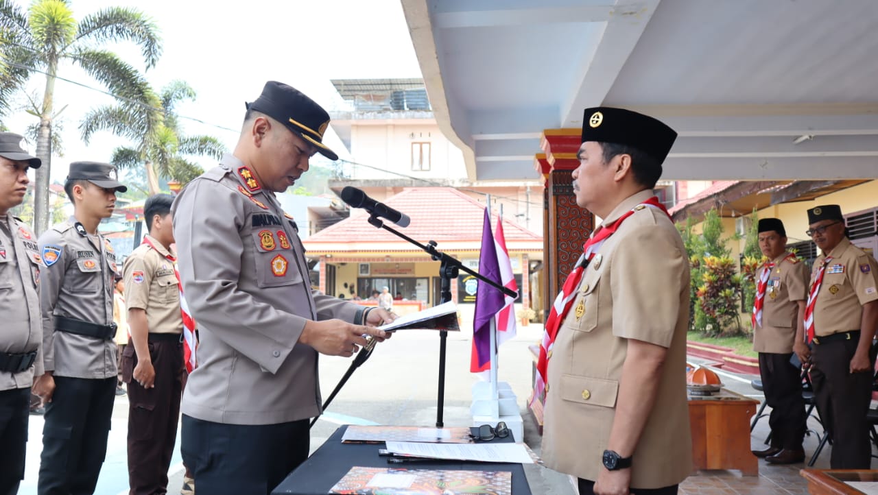 Pesan Kapolres Tana Toraja Saat Dilantik Sebagai Ketua MABI Saka Bhayangkara