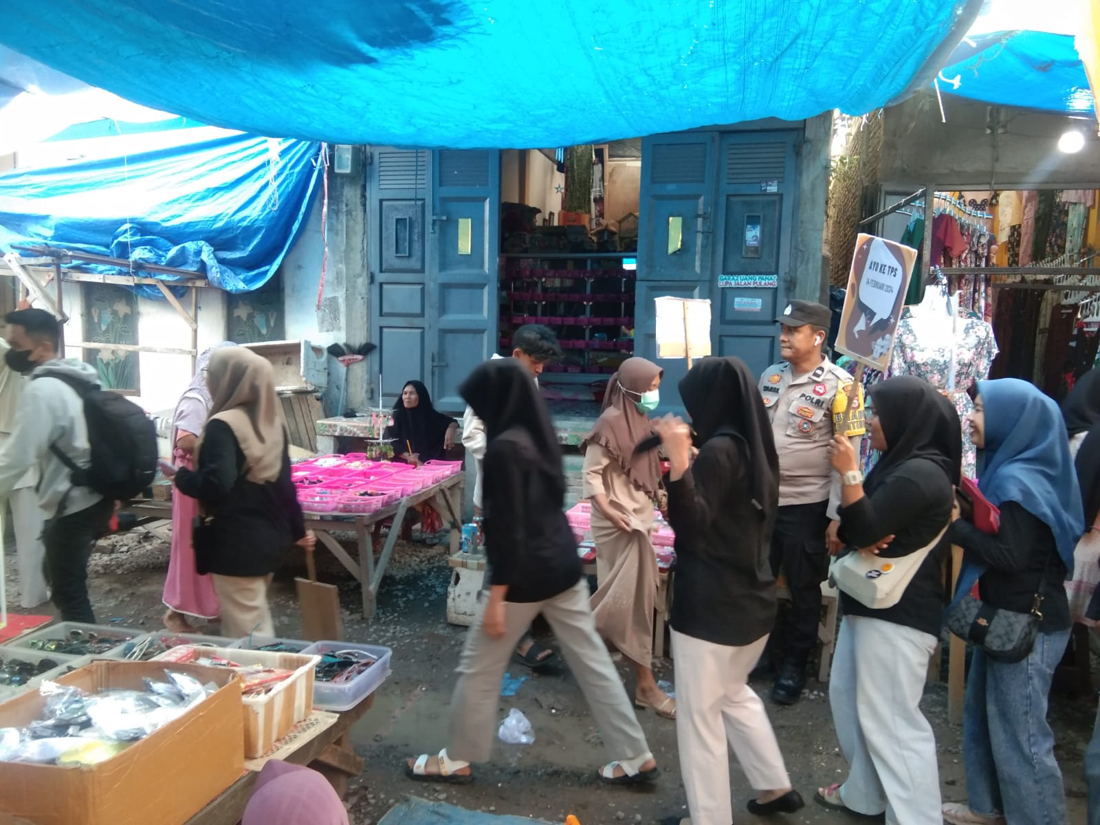 Dukung Pemilu Damai 2024, Polsek Watang Sawitto Hadiri Sosialisasi Pendidikan Pemilih dan Partisipasi Masyarakat