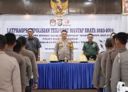 Kapolres Wajo Pimpin Pelaksanaan Lat-pra Ops Mantap Brata 2023-2024