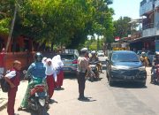 Pelayanan Kamseltibcarlantas, Personil Polsek Watang Sawitto Lakukan PAM Gatur Lalin