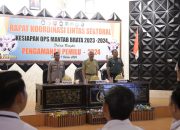 Polres Pinrang Gelar Rakor Lintas Sektoral Kesiapan Ops Mantab Brata 2023-2024 Dalam Rangka Pam Pemilu 2024