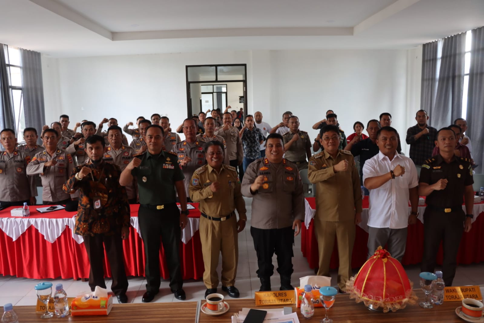 Mantapkan Sinergitas Hadapi Pemilu, Polres Toraja Utara Gelar Rakor Kesiapan Operasi Mantap Brata 2023-2024