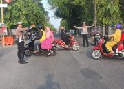 Pelayanan Kamseltibcarlantas, Polsek Watang Sawitto Laksanakan Gatur Lalin