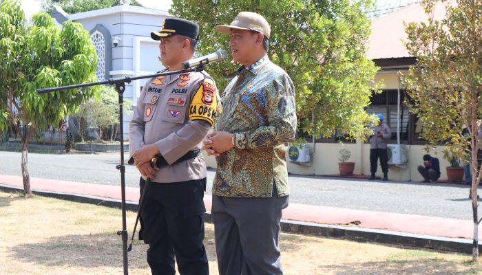 Kapolres Wajo Pimpin Simulasi Sispamkota Dalam Rangka Ops Mantabrata Tahun 2023