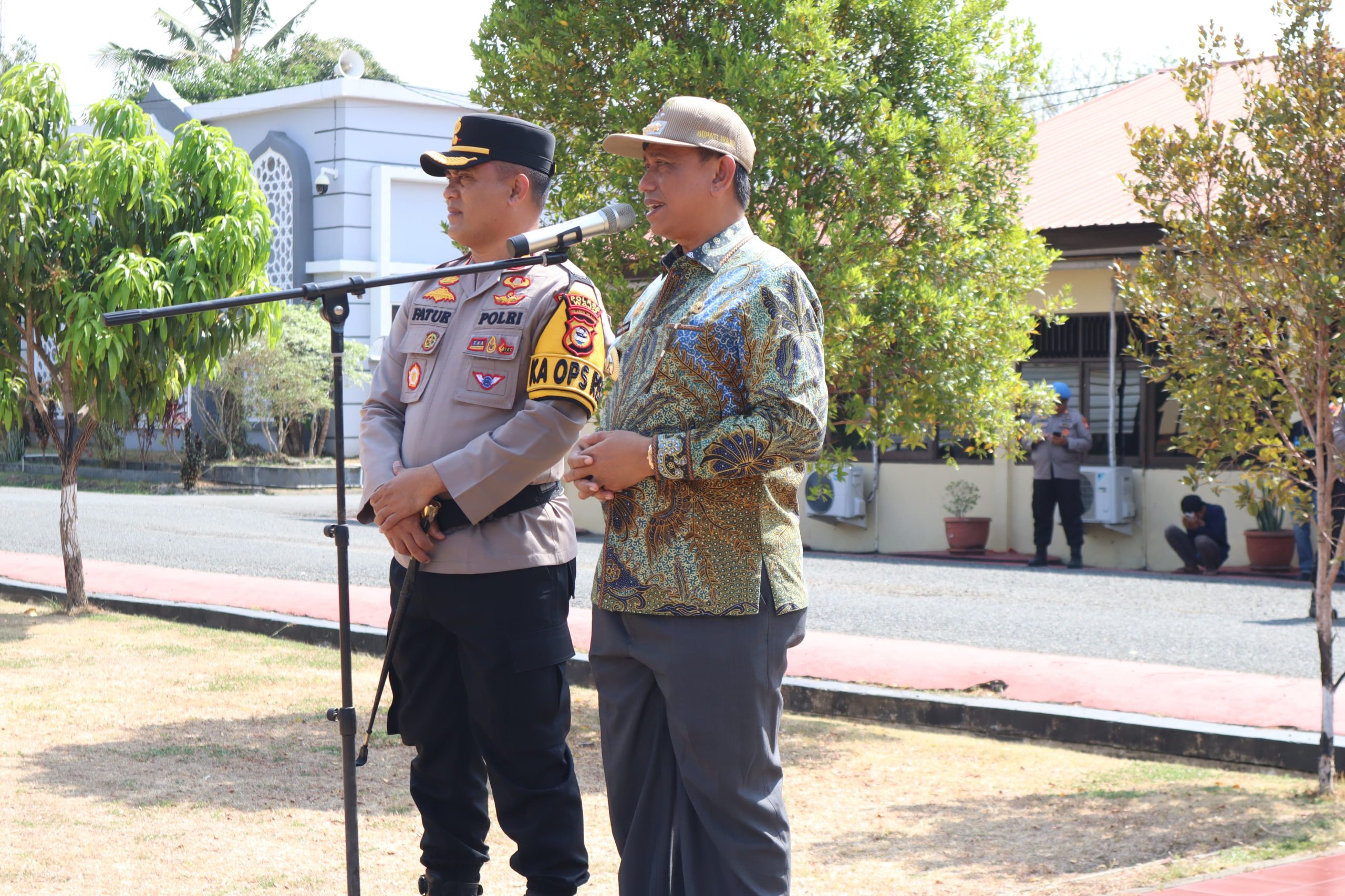 Kapolres Wajo Pimpin Simulasi Sispamkota Dalam Rangka Ops Mantabrata Tahun 2023