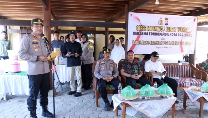 Jumat Curahat Walikota Parepare Apresiasi Kapolres Parepare