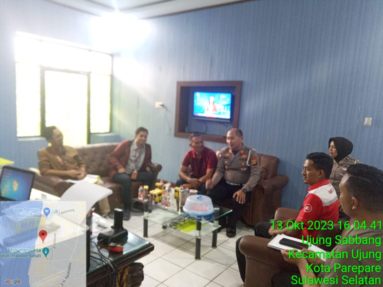 Kasat Lantas Polres Parepare Pimpin Rakor Bersama Telkom,Ini Yang Dibahas