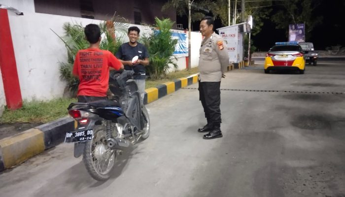 Kapolsek Watang Sawitto Turunkan Personil Lakukan Patroli Dimalam Hari Ini Tujuannya